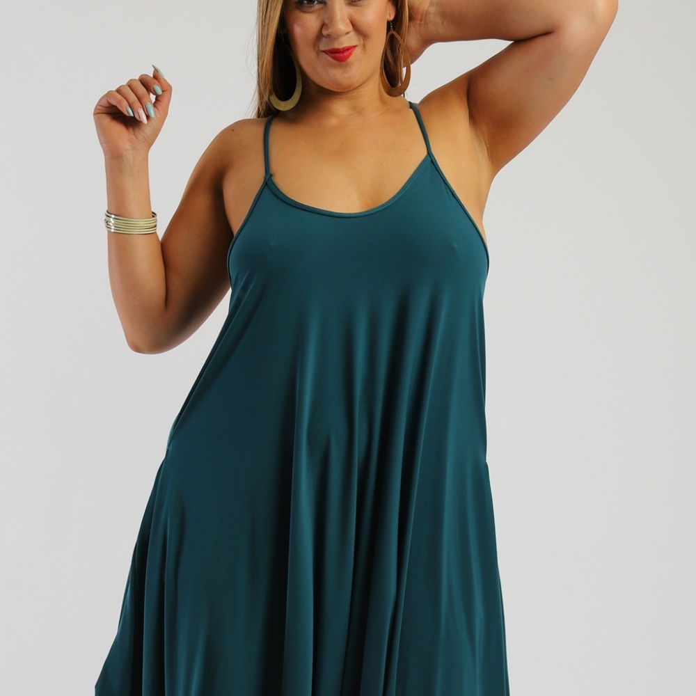 CANARI HAREM JUMPSUIT IN TEAL